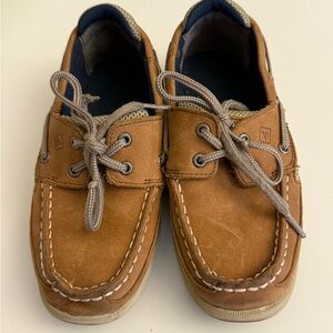 Sperry kids Brown Lanyard Boys Shoes Size 2